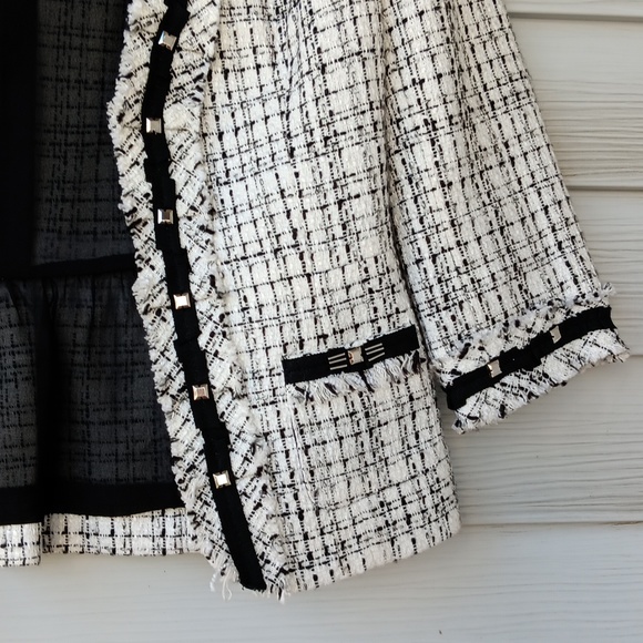 NWOT White House Black Market Tweed Jacket - Picture 5 of 5